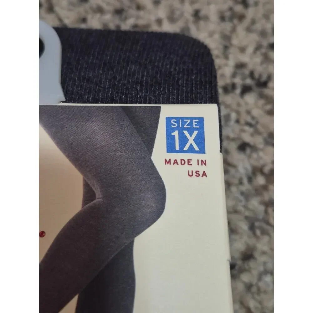 Merona Womens Sweater‎ Tights Size 1X Gray NWT